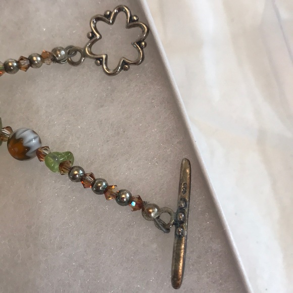 Artisan Lampwork pendant necklace & earring set - Picture 5 of 8